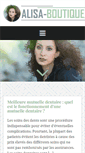 Mobile Screenshot of alisa-boutique.fr