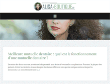 Tablet Screenshot of alisa-boutique.fr